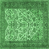 Агли Компания Вътрешен Правоъгълник Персийски Изумрудено Зелено Традиционни Килими Площ, 5 '8'