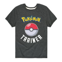 Pokémon - Pokémon Trainer - Графична тениска на младежкия къс ръкав