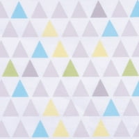 Триъгълници Мултоцветна монтирана лист за ясли