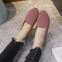 Giligiliso Clearance сандали за жени дами солиден цвят кръгли пети плоски обувки леки меки маратонки ежедневни обувки