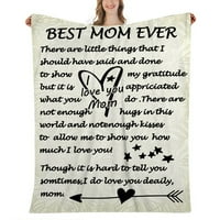 Подаръци за мама, Ден на майките Мама Подаръци от дъщери хвърлят одеяла, подаръци за рожден ден на мама от дъщеря син за Деня на майката, мама подарък Мерло одеяло, 59x