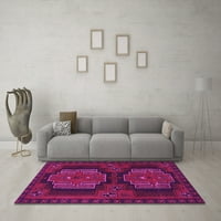 Ahgly Company Indoor Rectangle Персийски розови традиционни килими, 8 '12'