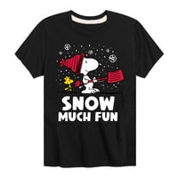 Фъстъци - сняг много забавно - графична тениска с малко дете и младежки