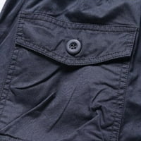 Дънкови карго панталони за мъже плюс размер памук Мулти-джобни износоустойчиви Гащеризони Панталони Подаръци за мъже на клирънс