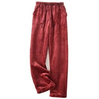 Simu дамски ежедневни панталони удобни женски термични джобове пижама салон топъл ежедневни панталони домашни панталони за тренировка, йога, бягане