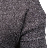 Simplmasygeni Turtleneck Пуловери за мъже Просверие върши моден цвят блокиращ плетен пуловер кръгла врата тънко дъно пуловер