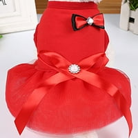 Лятна боулет дизайн парти сватбена куче кученце принцеса рокля пола за домашни любимци костюм