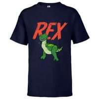 Тениска на Disney Pixar Toy Story Re Dinosaur-тениска с къс ръкав за деца-Персонализирано-атлетичен флот