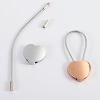 Chic Heart Keychain Fashion Key Holder Romantic Key Ring Creative Key Hanging Decoration за декор Използване с подарък BO