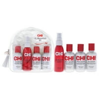 Комплектът Essentials от Chi for Unise - 2oz Infra Shampoo, 2Oz Termal Protection от желязо, 2oz инфра