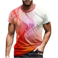 3d цветни тениски мъже графични тийнейджъри 3d отпечатани екипаж