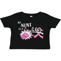 Inktastic леля ми е боец- тениска за подарък за осведоменост за рак на гърдата