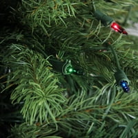 4 ' Предварително Осветена Благородна Ела Пълна Изкуствена Коледна Елха-Многоцветни Светлини