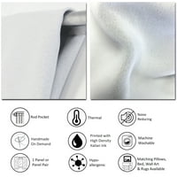 Дизайнарт' Дриймс пастел ИИ ' модерен панел за затъмняващи завеси