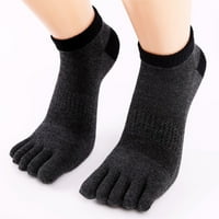 Чифт спортни пет пръста гривна за глезен Дишаща пот-абсорбираща чорапи за лодка за мъже момче