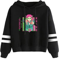 Нов катастрофалният живот на Saiki K Hoodie Print Sweatshirt Fashion Men Men Жени дрехи