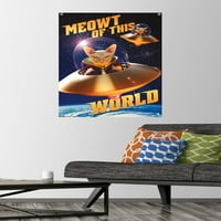 Avanti - Galaxy Cats Стенски плакат с бутални щифтове, 22.375 34