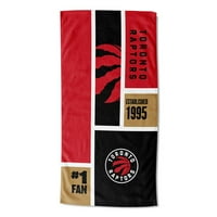 Торонто Раптърс НБА Цветен блок персонализирана Плажна кърпа