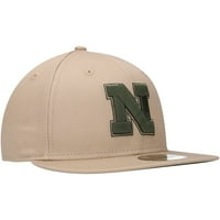 Мъжката нова ера Tan Nebraska Huskers Camel & Rifle 59Fifty Fitted Hat