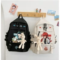 Kawaii Genshin Impact Backpack for Boys Girls Небрежни ежедневни училищни чанти рамо чанта лаптоп Backpack Backpack Mochila