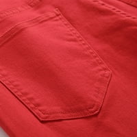 Панталони За Мъже клирънс мъже цип затваряне твърди измити участък ежедневни панталони дънки панталони