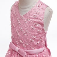 Момичета принцеса цветна рокля V-образна дантелена рокля детска рокля рокля рокля абитуриентска рокля