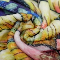Мексикански Отоми Цветя птица одеала топло животно изкуство фланел одеяло 3д Флорални печатни хвърлят одеяло за легло диван диван постелка за легло