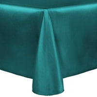 Ultimate Textile Rentible Shantung Satin - Majestic Square Squecloth - за сватби, домашни партита и специална употреба на събития, Teal