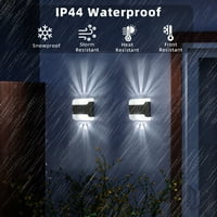 4- слънчеви палуби светлини на открито водоустойчиви LED стъпала лампи за ограда на стълби