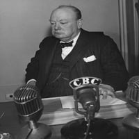Британският премиер Уинстън Чърчил в историята на конференцията в Квебек
