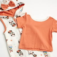 Disney Baby Girls's Minnie Mouse Romper - без ръкави калъфки и тениска