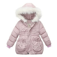 Сняг деца качулка яке зимни Дебели Връхни дрехи топли цип момичета детски палта Момичета палто & яке