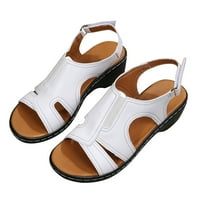 Летни дамски чехли ежедневни дамски обувки Римска риба Уста ежедневни клинове сандали
