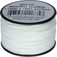 Микро кабел 125 фута бял
