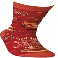 Салса рецепта Смешни новост чорапи с хладен дизайн, смели луди уникални специални чорапи рокля от бичи Магазин