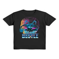 Комикс Блу Бийтъл Бойс Хипер тех Графичен суитшърт и тениска комплект, 2-парче, размери ХС-ХСЛ