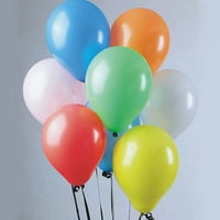 9 стандартни цветни балони, от 100