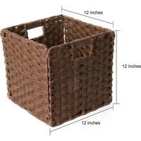 Сгъваема синтетична пластмасова кошница за съхранение на ракита с желязна телена рамка от HelectQrin