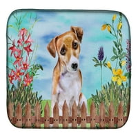 Carolines Treasures CK1275DM JACK RUSSELL TERRIER SPRING DISH SHIGHT MAT, 21