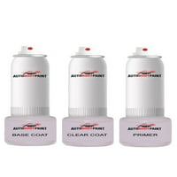 Докоснете Basecoat Plus Clearcoat Plus Primer Spray Paint Kit, съвместим с блестяща черна Miata Mazda