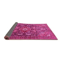 Ahgly Company Indoor Square Persian Pink Traditional Area Rugs, 4 'квадрат