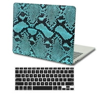 Капак на черупката на Kaishek Hard Case за. Издаден MacBook Air 13.6 С ретина дисплей Touch ID Тип C Модел: Външен капак на клавиатурата A + Черна клавиатура