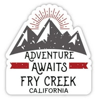 Fry Creek California Souvenir Vinyl Decal Sticker Adventure очаква дизайн