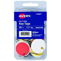 Ейвъри 1-1 4 Ключови маркери, разделен пръстен, разнообразни цветове, маркери