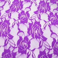 Рим Текстил Найлон Спанде дантела плат с розов дизайн-лилаво