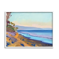 Ступел индустрии тропически Изгрев плаж сцена лилаво сини води, 20, проектиран от Марша Бърт