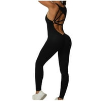 Гамаши за тренировки на Gaecuw за жени тънък прилягане на дълги панталони дърпайте салони панталони суитчъри безпроблемни йога панталони средни талия летни глезени ?