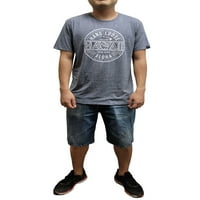 Тениска с поли Шака Хавай, Тъмно сиво, 2хл