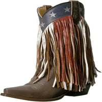 Roper Womens Americana Fringe Work Boot