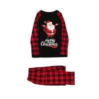 Коледна пижама за семейство, лосове печат нова сладка мода Коледа PJS Holiday Sleekwear Xmas Reindeer Домашни дрехи